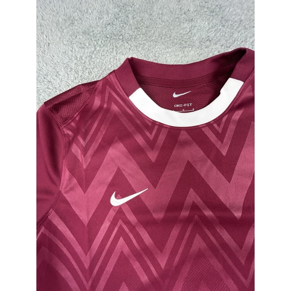 Nike Challenge V Soccer Jersey Shirt Top Womens Large Red White Dri-Fit FD7425 - Picture 2 of 11
